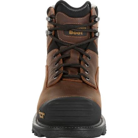 Georgia Boot GB00284 Men's Brown 6" Composite Toe Rumbler Boots 5 Georgia Boot GB00284 Men's Brown 6" Composite Toe Rumbler Boots - Image 5