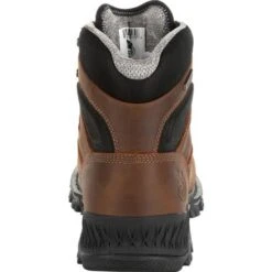 Georgia Boot GB00284 Men's Brown 6" Composite Toe Rumbler Boots 9 Georgia Boot GB00284 Men's Brown 6" Composite Toe Rumbler Boots -Workingperson Deals Shirts Store gb00284 4 large