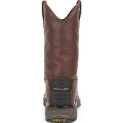 Georgia Boots: Men's GB00308 Brown EH Carbo-Tec LT Pull On Waterproof Boots 9 Georgia Boots: Men's GB00308 Brown EH Carbo-Tec LT Pull On Waterproof Boots -Workingperson Deals Shirts Store gb00308 4 large