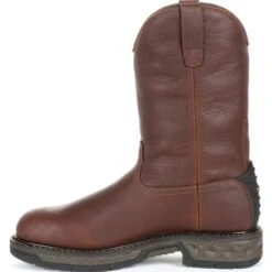 Georgia Boots: Men's GB00308 Brown EH Carbo-Tec LT Pull On Waterproof Boots 8 Georgia Boots: Men's GB00308 Brown EH Carbo-Tec LT Pull On Waterproof Boots -Workingperson Deals Shirts Store gb00308 5 large