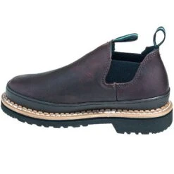 Georgia Boots: Men's Brown GR262 Oil Resistant Giant Romeo Soggy Work Boots -Workingperson Deals Shirts Store georgia g262 i 01