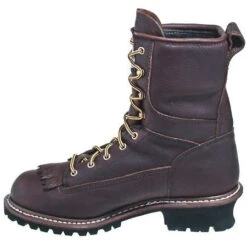 Georgia Boots: Men's Brown G7113 Waterproof Goodyear Welt Logger Boots -Workingperson Deals Shirts Store georgia g7113 i 01