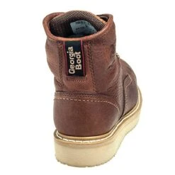 Georgia Boots: Men's G6152 Barracuda Gold Leather Wedge Work Boots -Workingperson Deals Shirts Store georgia g8152 b 01