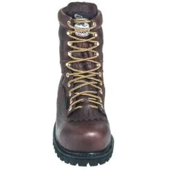 Georgia Boots: Men's G8341 Brown Steel Toe Waterproof EH Work Boots -Workingperson Deals Shirts Store georgia g8341 f 01