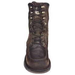 Georgia Boots: Waterproof 8-Inch Men's G9453 Brown Moc-Toe Athens Work Boots -Workingperson Deals Shirts Store georgia g9453 f 01