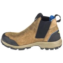Georgia Boots: Waterproof Non-Metallic Men's GB00106 Brown Blue Collar Chelsea Romeo Boots -Workingperson Deals Shirts Store georgia gb00106 i 01