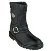 Harley Davidson Boots: Men's Black 95194 Booker Side Zip Boots