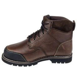 Iron Age Boots: Men's Brown IA0163 Steel Toe Internal Met Guard Work Boots -Workingperson Deals Shirts Store ia0163 4