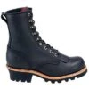 Chippewa Boots: Men's Steel Toe EH 73020 Black Logger Boots