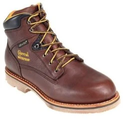 Chippewa Boots: Men's Insulated 72125 Waterproof Brown Work Boots -Workingperson Deals Shirts Store image 45193