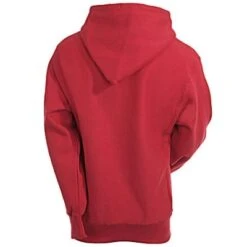 Sport Tek Sweatshirt: Men's Red F281 RED Heavyweight Pullover Hooded Sweatshirt -Workingperson Deals Shirts Store image 46029
