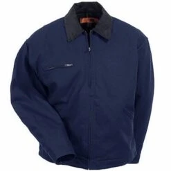 CornerStone Jackets: J763 Navy Cotton Duck Work Jacket