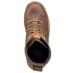 Carolina Boots: Men's Brown CA8824 EH Waterproof Logger Work Boots 12 Carolina Boots: Men's Brown CA8824 EH Waterproof Logger Work Boots -Workingperson Deals Shirts Store image 48420