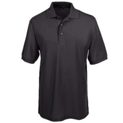 Port Authority Shirts: K500 BLK Silk Touch Black Sport Shirt -Workingperson Deals Shirts Store image 48608