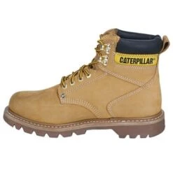 Caterpillar Boots: Men's 70042 Tan 6 Inch Welted Work Boots -Workingperson Deals Shirts Store image 50171