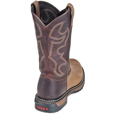 Rocky Boots: Men's Round Toe Slip-Resistant Cowboy Boots 2732 5 Rocky Boots: Men's Round Toe Slip-Resistant Cowboy Boots 2732 - Image 5