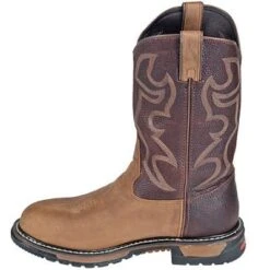 Rocky Boots: Men's Round Toe Slip-Resistant Cowboy Boots 2732 9 Rocky Boots: Men's Round Toe Slip-Resistant Cowboy Boots 2732 -Workingperson Deals Shirts Store image 50655
