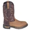 Rocky Boots: Men's Round Toe Slip-Resistant Cowboy Boots 2732