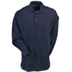 5.11 Tactical Shirts: Long Sleeve Polo Dark Navy Shirt 42056 724 -Workingperson Deals Shirts Store image 51131