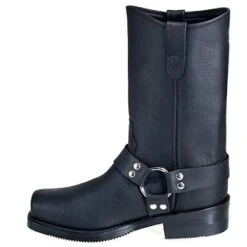 Double H Boots: Men's 4008 Black 10-Inch USA-Made Harness Work Boots -Workingperson Deals Shirts Store image 52551