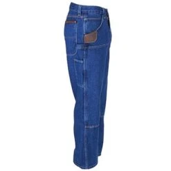 Wrangler Riggs Jeans: Men's Antique Indigo 3W030 AI Double Front Utility Jeans -Workingperson Deals Shirts Store image 53222 1 4