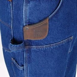 Wrangler Riggs Jeans: Men's Antique Indigo 3W030 AI Double Front Utility Jeans -Workingperson Deals Shirts Store image 53223 1 4