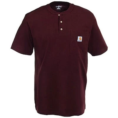 Carhartt Shirts: Men's Port K84 PRT Cotton Workwear Henley Shirt 1 Carhartt Shirts: Men's Port K84 PRT Cotton Workwear Henley Shirt