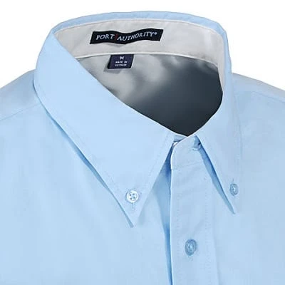 Port Authority Shirts: S508 LBL Men's Light Blue Woven Short Sleeve Shirt 2 Port Authority Shirts: S508 LBL Men's Light Blue Woven Short Sleeve Shirt - Image 2