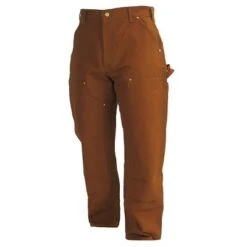 Carhartt Pants: Men's B01 BRN Brown Duck Work Pants 9 Carhartt Pants: Men's B01 BRN Brown Duck Work Pants -Workingperson Deals Shirts Store image 58953