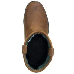 Wolverine Boots: Men's 3367 Insulated Waterproof Brown Wellington Boots -Workingperson Deals Shirts Store image 59641