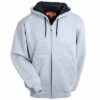 CornerStone Sweatshirts: Grey Lined Hooded Sweatshirt CS620 AHT