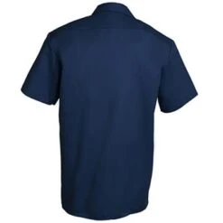 Dickies Shirts: Men's 1574 DN Dark Navy Stain Release Short Sleeve Work Shirt