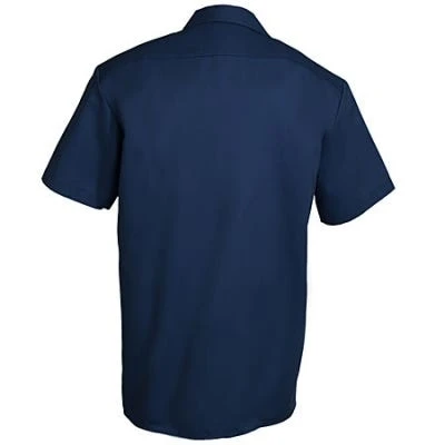 Dickies Shirts: Men's 1574 DN Dark Navy Stain Release Short Sleeve Work Shirt 1 Dickies Shirts: Men's 1574 DN Dark Navy Stain Release Short Sleeve Work Shirt