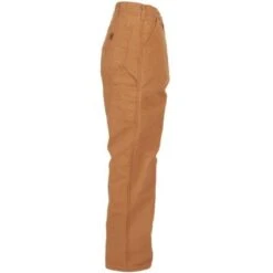 Carhartt Dungarees: Men's B111 BRN Brown Flannel-Lined Duck Dungarees 8 Carhartt Dungarees: Men's B111 BRN Brown Flannel-Lined Duck Dungarees -Workingperson Deals Shirts Store image 64111