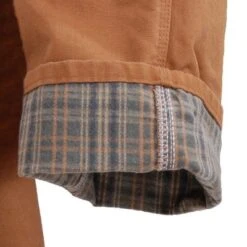 Carhartt Dungarees: Men's B111 BRN Brown Flannel-Lined Duck Dungarees 9 Carhartt Dungarees: Men's B111 BRN Brown Flannel-Lined Duck Dungarees -Workingperson Deals Shirts Store image 64112