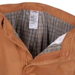 Carhartt Dungarees: Men's B111 BRN Brown Flannel-Lined Duck Dungarees 11 Carhartt Dungarees: Men's B111 BRN Brown Flannel-Lined Duck Dungarees -Workingperson Deals Shirts Store image 64114