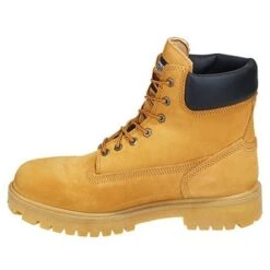 Timberland PRO Boots: Men's Waterproof 65016 Wheat Nubuck 6" Steel Toe Boots -Workingperson Deals Shirts Store image 68543