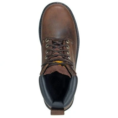 Caterpillar Boots: Men's Brown 6 Inch Climasphere 72593 EH Work Boots 2 Caterpillar Boots: Men's Brown 6 Inch Climasphere 72593 EH Work Boots - Image 2