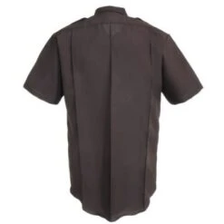 Horace Small Shirts: Mens Brown Soil-Release Short Sleeve Shirt HS1245
