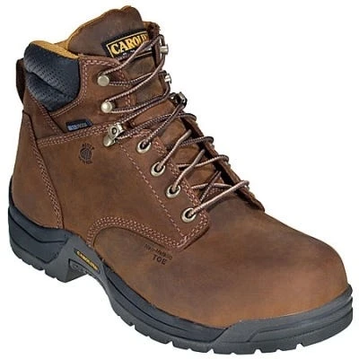Carolina Boots: Men's Brown Waterproof CA5020 EH Leather Work Boots 1 Carolina Boots: Men's Brown Waterproof CA5020 EH Leather Work Boots