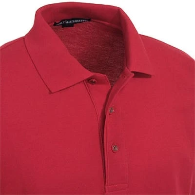 Port Authority Shirts: Men's Silk Touch Red Polo Shirt K500LS RED 3 Port Authority Shirts: Men's Silk Touch Red Polo Shirt K500LS RED - Image 3