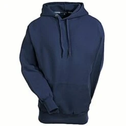 Sport Tek Sweatshirts: Men's Navy F281 NVY Heavyweight Pullover Hooded Sweatshirt