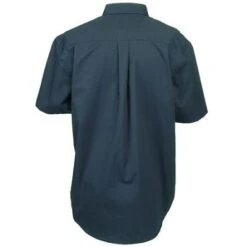 Port Authority Shirts: Dark Green Short Sleeve Cotton Shirt S508 DGR -Workingperson Deals Shirts Store image 76280