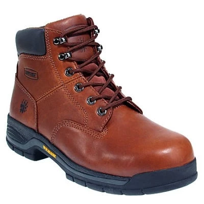 Wolverine Boots: Men's Brown 4906 Harrison Soft Toe Lace Up Work Boots 7 Wolverine Boots: Men's Brown 4906 Harrison Soft Toe Lace Up Work Boots - Image 7