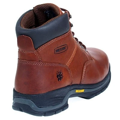 Wolverine Boots: Men's Brown 4906 Harrison Soft Toe Lace Up Work Boots 5 Wolverine Boots: Men's Brown 4906 Harrison Soft Toe Lace Up Work Boots - Image 5