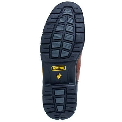 Wolverine Boots: Men's Brown 4906 Harrison Soft Toe Lace Up Work Boots 4 Wolverine Boots: Men's Brown 4906 Harrison Soft Toe Lace Up Work Boots - Image 4