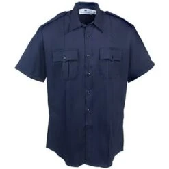 Horace Small Shirts: Mens Navy Stretch Twill Uniform Shirt HS1451 -Workingperson Deals Shirts Store image 77142