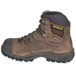 Caterpillar Boots: Men's Brown 89940 Diagnostic HI Insulated Waterproof Steel Toe Hiking Boots -Workingperson Deals Shirts Store image 78129 1