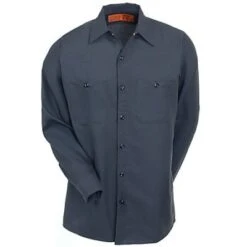 Red Kap Shirts: Industrial Long Sleeve Work Shirt SP14 CH -Workingperson Deals Shirts Store image 79535