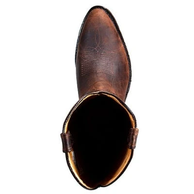 Double H Boots: Men's 2282 Brown Safety Toe USA-Made Cowboy Work Boots 6 Double H Boots: Men's 2282 Brown Safety Toe USA-Made Cowboy Work Boots - Image 6